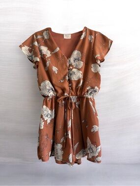 Sienna Sky Floral V-Neck Romper